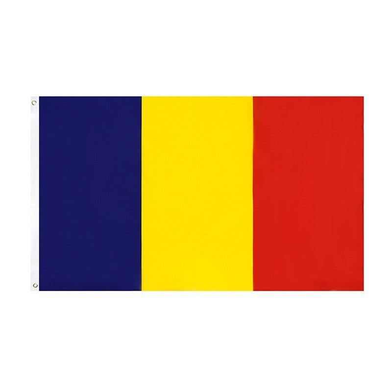 Steag Tricolor Romania, Flippy, Dimensiune Mare, 90x150 cm-0