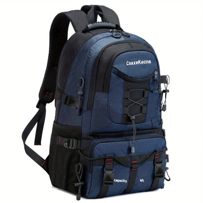 Rucsac Multifunctional de Alpinism, Flippy, Capacitate 36-55 L, de Calatorie, Impermeabil, Slot USB Incarcare Telefon, Bretele Reglabile, 52 x 34 x 19 cm, Albastru-2