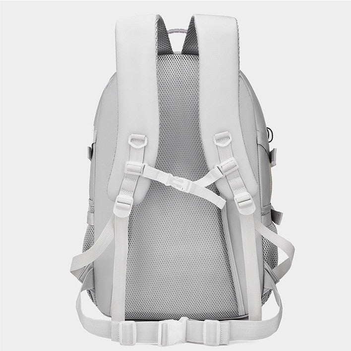 Rucsac Multifunctional pentru Calatorie, Flippy, pentru Alpinism, Voiaj, Drumetii, din Panza Oxford, 34x16x52 cm, Alb-7
