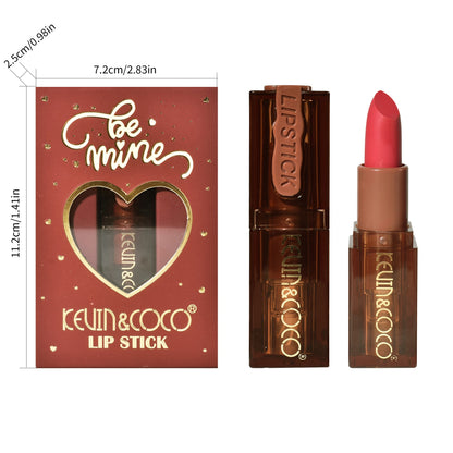 Ruj de Buze Mat, KEVIN & COCO, Be Mine, Lip-Stick Roz, 11.2 x 7.2 x 2.5 cm-6