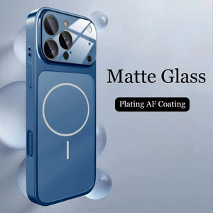 Husă MAGLENS AG Glass – Transformă orice iPhone 13–17 în iPhone 17 Pro Max | Design Premium, Sticlă Mată, Compatibilă MagSafe
