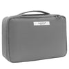 Geanta de Calatorie, Flippy, pentru Cosmetice si Articole de Toaleta, Material Impermeabil, 2 in 1, Portfard Interior Detasabil, 23 x 16 x 8 cm, Gri-0