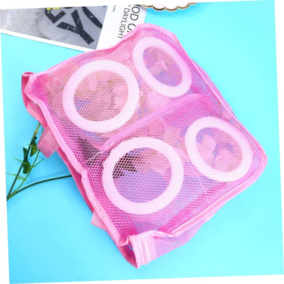 Sac pentru Spalare Incaltaminte, Flippy, pentru Masina de Spalat, 28x24.5x8 cm, Roz-3