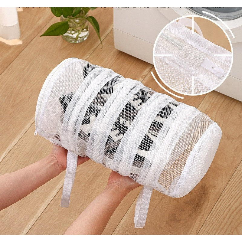 Sac pentru Spalare Incaltaminte, Flippy, pentru Masina de Spalat, 40 x 19 cm, Alb-2