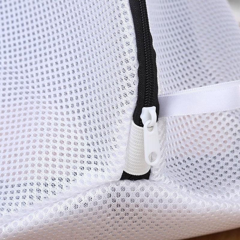 Sac pentru spalare si uscare incaltaminte Flippy, compatibil cu masina de spalat, material rezistent, 42 x 24 x 24 cm, alb-5