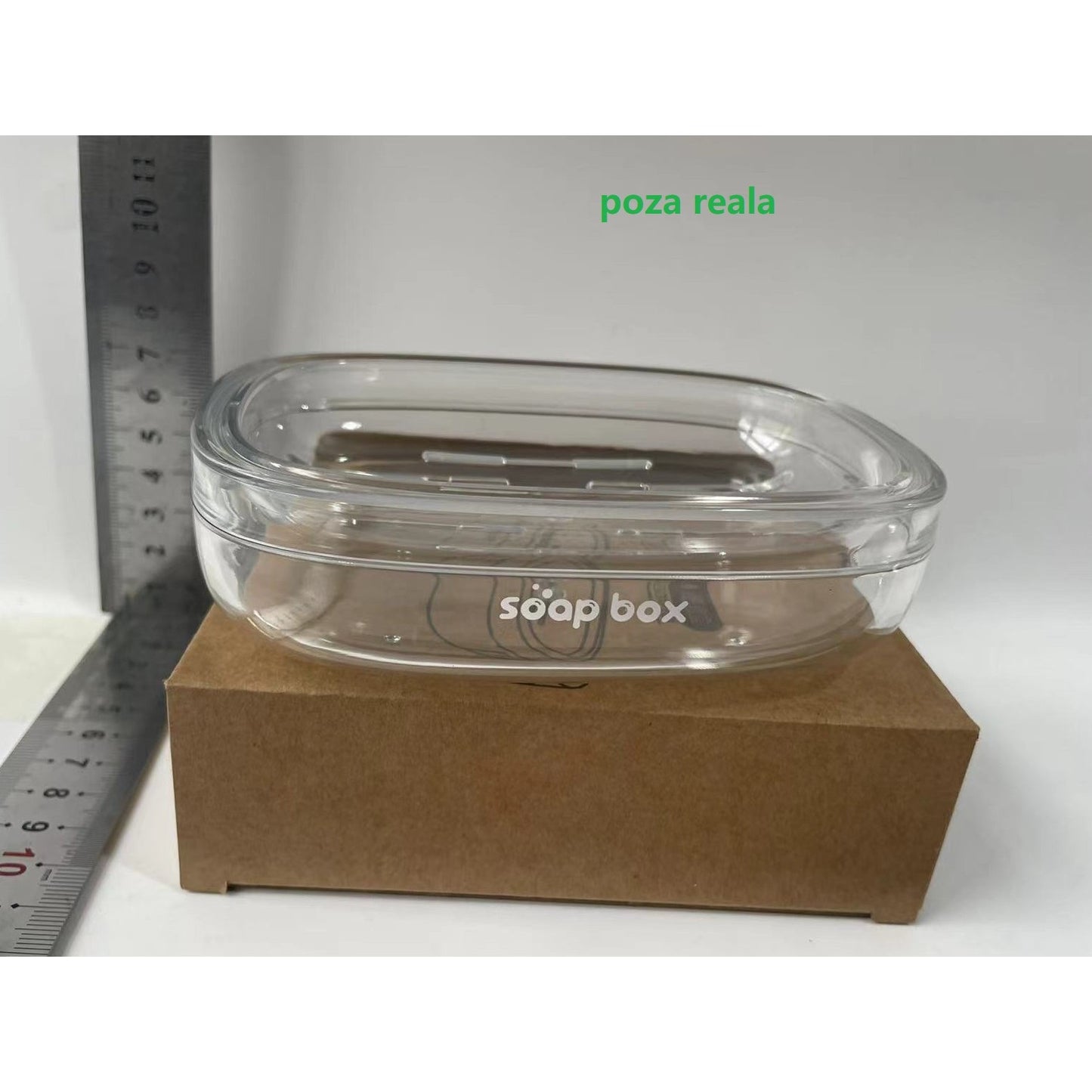 Savoniera, Flippy, Pentru Blat, PET, Scurgere Optima, Argintiu Transparent-1