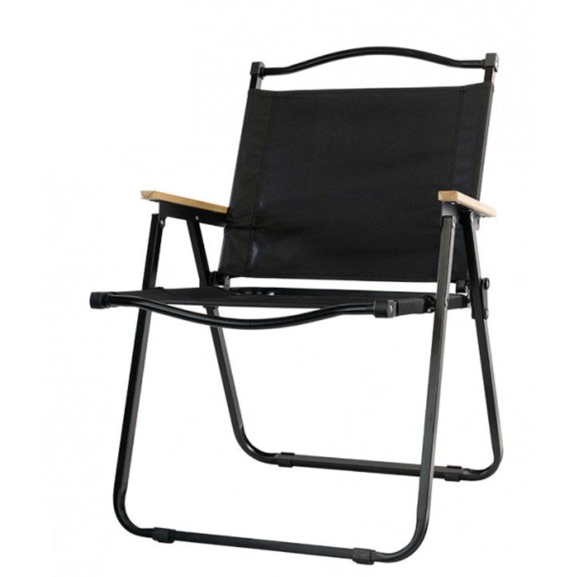 Scaun camping, Aluminiu, Pliabila, Flippy, 52 x 53 x 80 cm, Negru-0