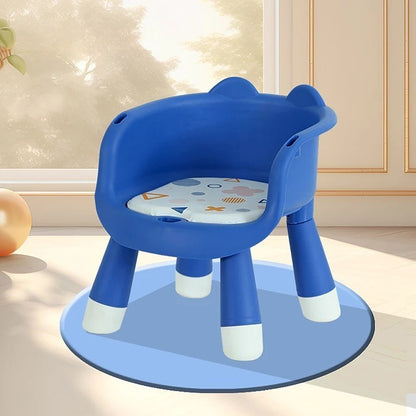 Scaun de Masa pentru Copii, Flippy, 2 in 1, Tavita Detasabila, Spatar Ergonomic, +6 Luni, Inaltime 36 cm, Albastru-3