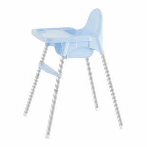 Scaun de masa telescopic pentru bebelusi si copii, Flippy, cu Suport picioare si Centura de siguranta, reglabil pe inaltime, Varsta 6-32 luni, Albastru-0