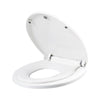Capac de Toaleta cu Reductie 2 in 1, Flippy, pentru Copii si Adulti, Coborare Lenta si Silentioasa, Instalare Usoara, din PP5 , in Forma de V, Alb-0