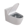 Scrumiera creativa Flippy, Forma de Toaleta, Capac Alb , Material ABS si Otel Inoxidabil, 12.5 x 9.8 x 8.4 cm, Fixare prin Lipire sau De Sine Statator, pentru Baie, Camera, Bucatarie, Balcon, Alb-0