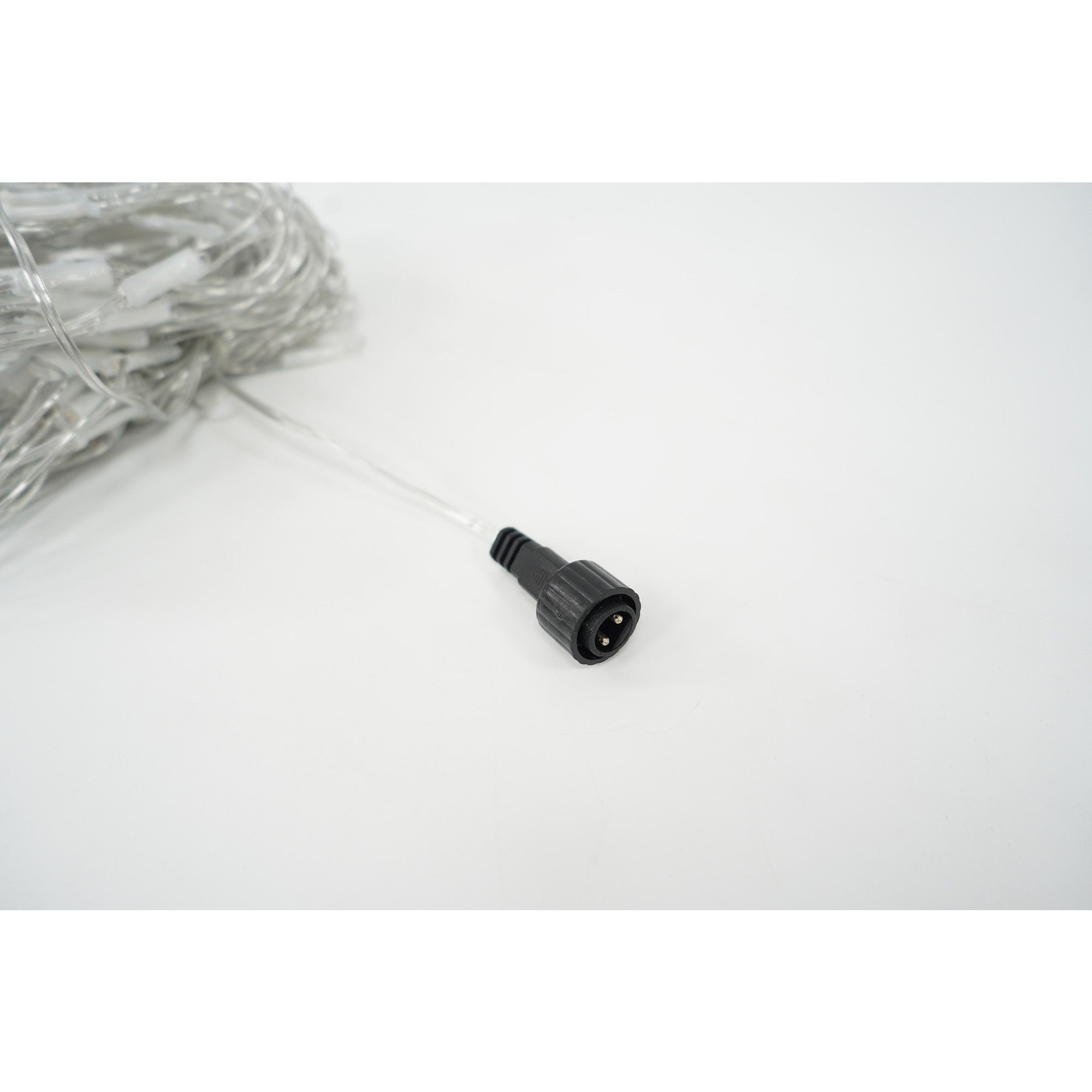 Sectiune Instalatie de Craciun Flippy, Tip Plasa, 120 LED-uri, 1.5 x 1.5 m, 8 jocuri de lumini, Interconectabila, Fir transparent, Alb cald-3
