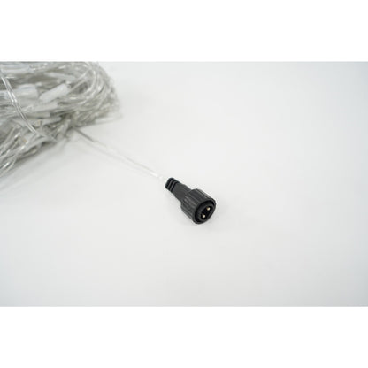 Sectiune Instalatie de Craciun Flippy, Tip Plasa, 120 LED-uri, 1.5 x 1.5 m, 8 jocuri de lumini, Interconectabila, Fir transparent, Alb cald-3