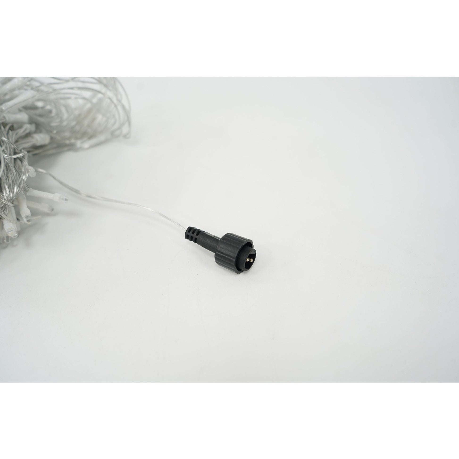Sectiune Instalatie de Craciun Flippy, Tip Plasa, 120 LED-uri, 1.5 x 1.5 m, 8 jocuri de lumini, Interconectabila, Fir transparent, Alb rece-3