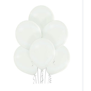 Set 10 Baloane din Latex, Flippy, Model Party, 13 cm, 1 g, Alb-0