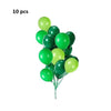 Set 10 Baloane din Latex, Flippy, Model Party, 30 cm, Verde Diferite Nuante, 2.8 g-0