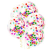 Set 10 Baloane din Latex, Flippy, Model Party Confetti, 30 cm, Multicolore, 2.8 g-0