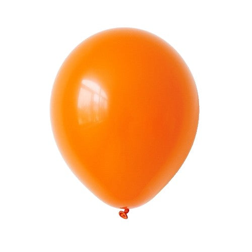 Set 10 Baloane din Latex, Flippy, Model Party cu Buline si Simple, 30 cm, Portocaliu, 2.8 g-1