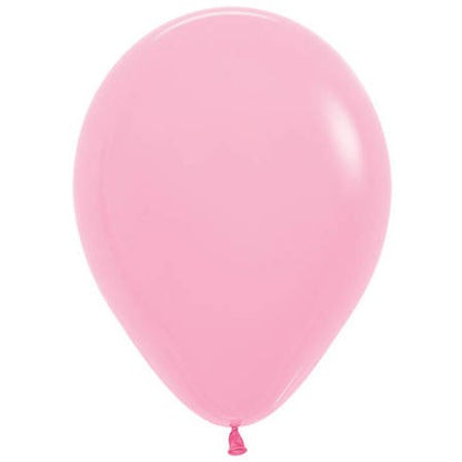 Set 10 Baloane din Latex, Flippy, Model Party cu Buline si Simple, 30 cm, Roz, 2.8 g-2