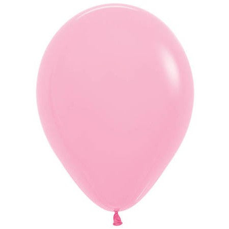 Set 10 Baloane din Latex, Flippy, Model Party cu Buline si Simple, 30 cm, Roz, 2.8 g-2