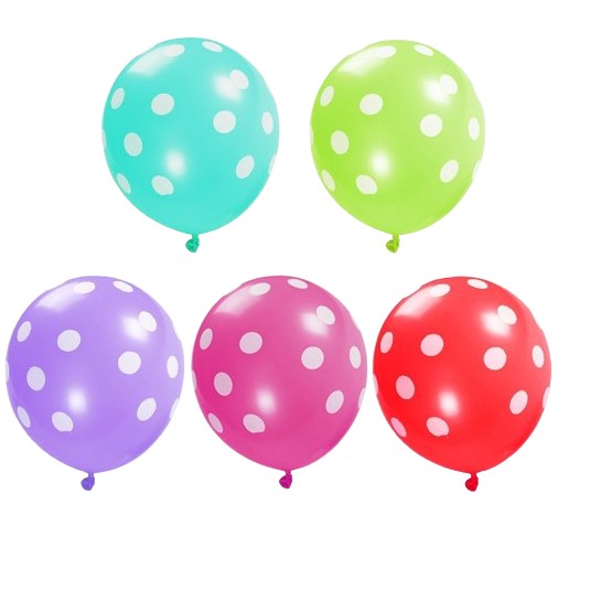 Set 10 Baloane din Latex, Flippy, Model Party Buline, 2x Albastru, 2x Verde, 2x Mov, 2x Roz, 2x Rosu, 23 cm, 1.4g-0