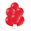 Set 10 Baloane din Latex, Flippy, Model Party, 13 cm, 1 g, Rosu-0