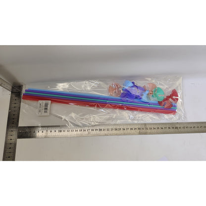 Set 10 bete pentru baloane, Flippy, 40 cm , multicolor-1