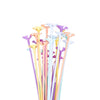 Set 10 bete pentru baloane, Flippy, 40 cm , multicolor-0