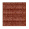 Set 10 Placi Tapet 3D, Flippy, 70 x 77 cm, Grosime 3 mm, din Polietilena, Model Caramida, Suprafata acoperita 5.3 mp, Maro-0