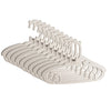 Set 10 Umerase pentru Copii, Flippy, Potrivite pentru Uscarea si Depozitarea Hainelor de Bebelusi, 28x16.7 cm, Crem-0