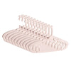 Set 10 Umerase pentru Copii, Flippy, Potrivite pentru Uscarea si Depozitarea Hainelor de Bebelusi, 28x16.7 cm, Roz-0