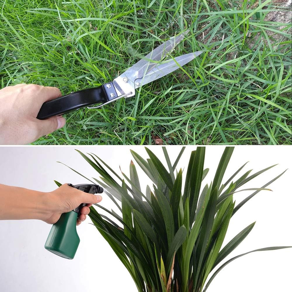 Set 10 Unelte de Gradina, Flippy, pentru Plantare Prelucrare Sol si Ingrijire Plante, Manere Negre, Material PVC si Otel Inoxidabil, Cutie Inclusa, 37x28x7 cm, Negru-3