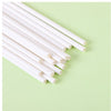 Set 100 paie din hartie 20 x 0.6 cm, albe-0