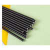 Set 100 paie din hartie 20 x 0.6 cm, negru-0