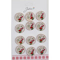 Set 12 Brose Martisor pentru Copii Fluture Luna Flori Ciuperci-0