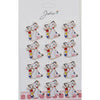 Set 12 Brose Martisor pentru Copii Pisica-0