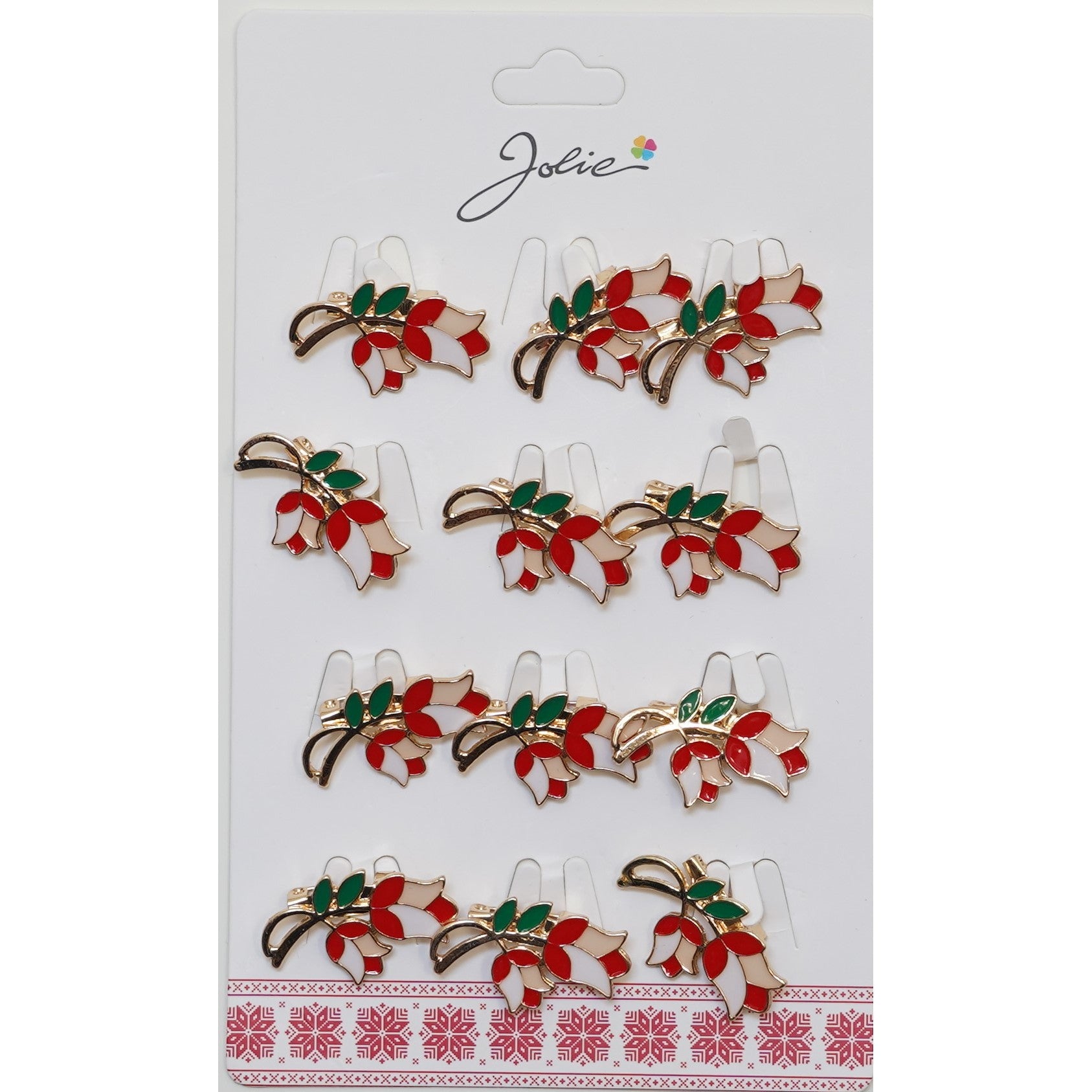 Set 12 Brose Martisor Primavara Lalele Motiv Traditional-0