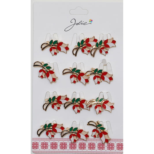 Set 12 Brose Martisor Primavara Lalele Motiv Traditional-0