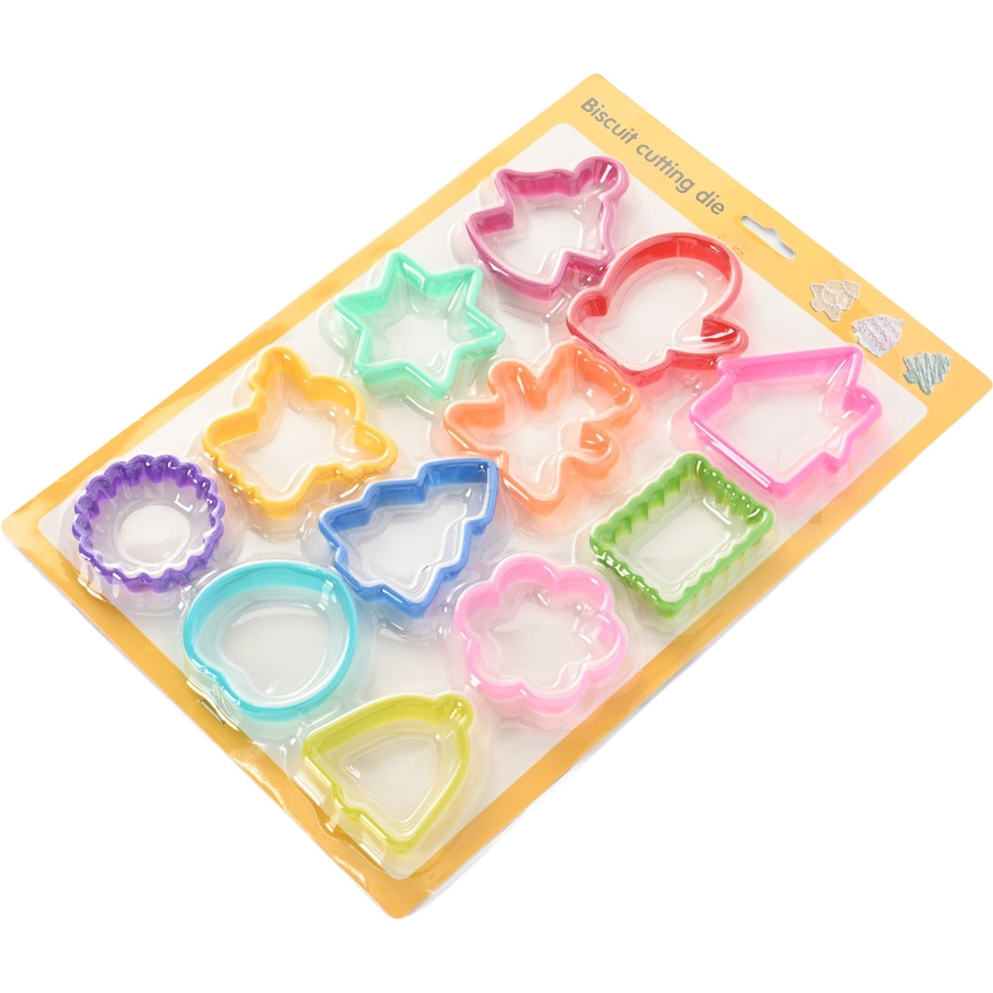 Set 12 forme pentru prajituri Flippy, material polipropilena, diverse forme, pentru orice ocazie,  adancime 1.6 cm, 23.3 x 33.5 x 1.8 cm, multicolor-10