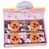 Set 12 Jucarii Antistres Squishy, Flippy, cu Revenire Lenta, Forma de Biscuite Rotund, Model Capybara, 7x6.5 cm, 55g, Ambalaj Transparent, Maro-0