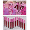 Set 12 Lip Gloss Kevin&Coco, nuante de rosu, rose, nude, roz, cutie dreptunghiulara, 26.5x16.5x2.2 cm, 200 g, multicolor-0