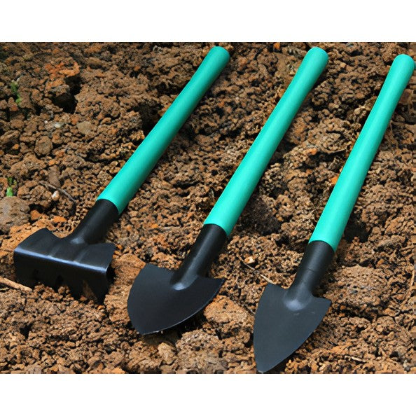 Set 12 Unelte de Gradina, Flippy, pentru Plantare Prelucrare Sol si Ingrijire Plante, Material PVC si Cardboard, Cutie Inclusa, 37x28 cm, Verde deschis-11