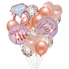 Set 15 baloane Nunta, 30 - 50 cm, Rose-0