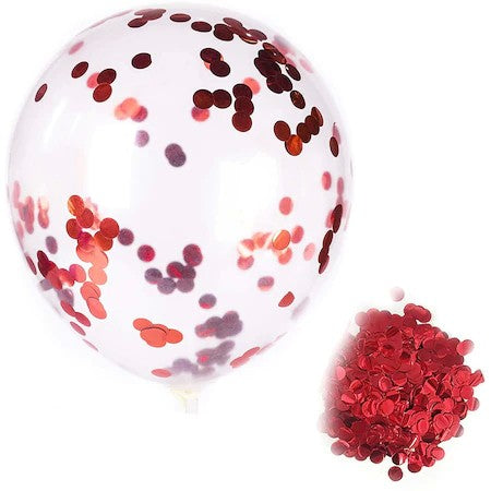 Set 15 baloane pentru petrecere, Flippy, alb/rosu, 30 cm-3