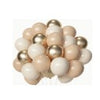Set 16 Baloane din Latex Metalizate, Flippy, Model Party, 30 cm, Auriu, Bej Inchis si Deschis, 2.8 g-0