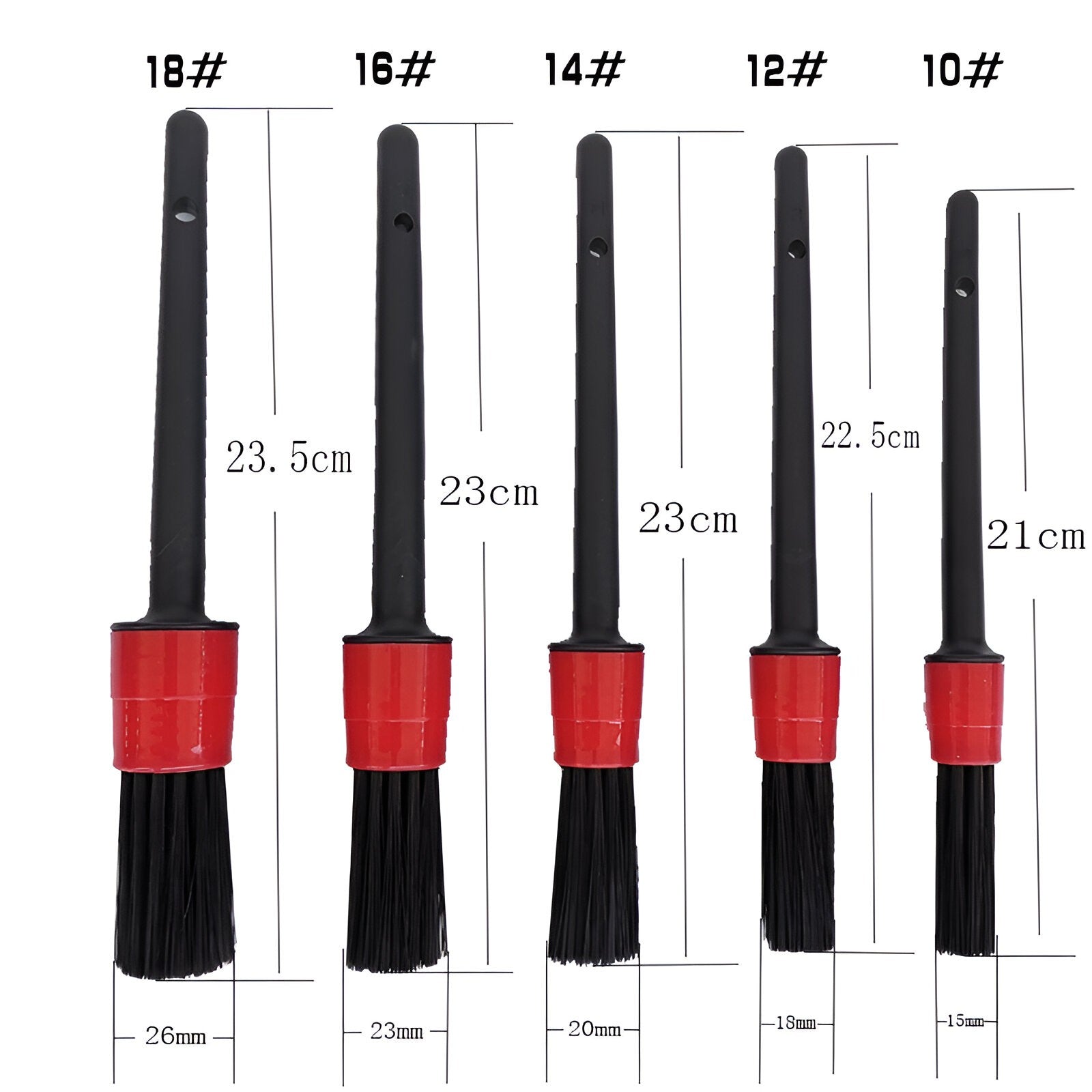 Set 17 Accesorii pentru Curatare Auto, Flippy, Interior si Exterior, 4 Capete pentru Bormasina, 5 Pensule, 3 Perii, 1 Laveta, 1 Manusa, 1 Perie Tripla Grilaj, 2 Bureti, Multicolor-3