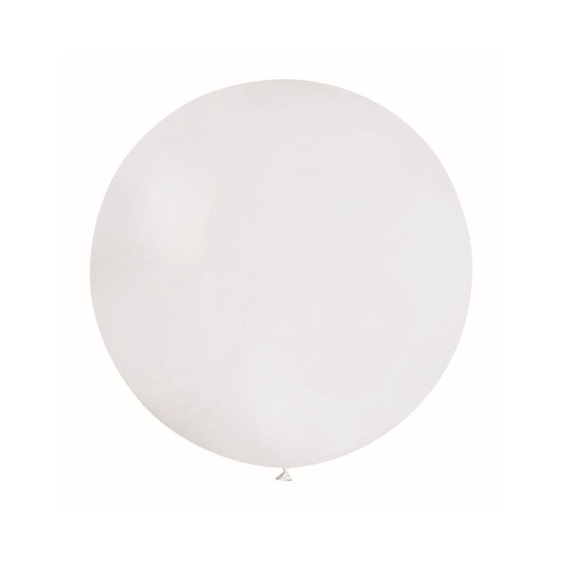 Set 2 Baloane din Latex, Flippy, Model Party Jumbo, 90 cm, Alb Bej, 35 g-1