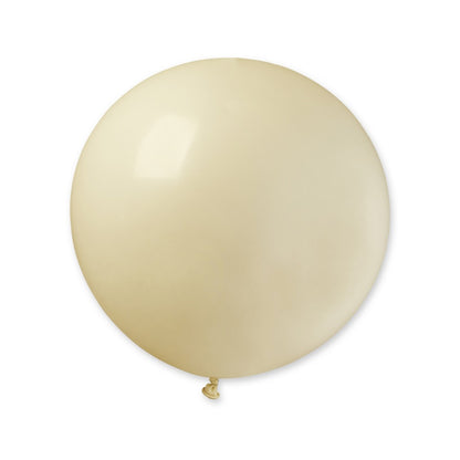 Set 2 Baloane din Latex, Flippy, Model Party Jumbo, 90 cm, Alb Bej, 35 g-2
