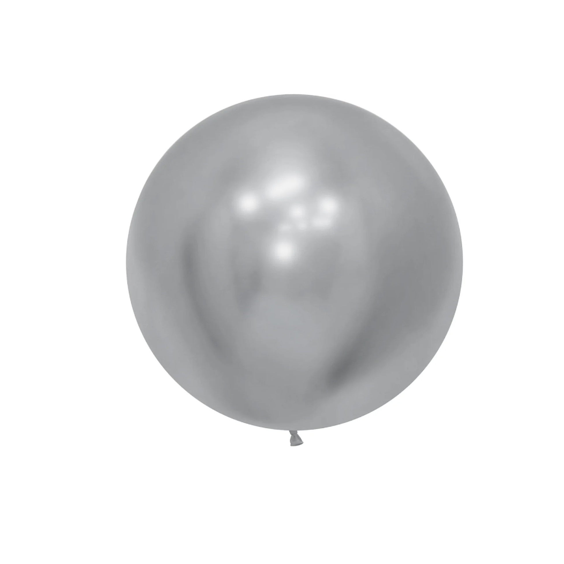 Set 2 Baloane din Latex, Flippy, Model Party Jumbo, 90 cm, Auriu Argintiu, 35 g-2