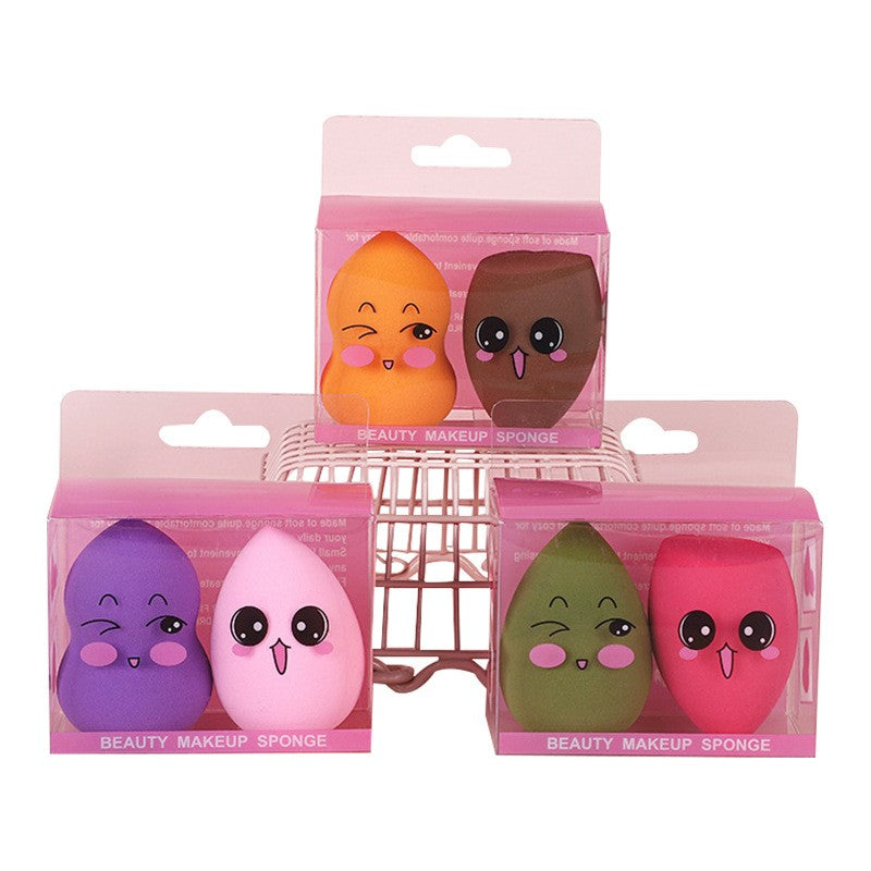 Set 2 buretei pentru make-up, model random, multicolor-0